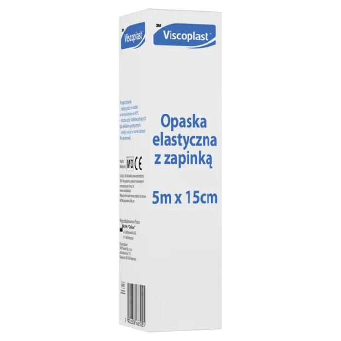 Viscoplast, bandagem elástica com fecho, 5x0,15m