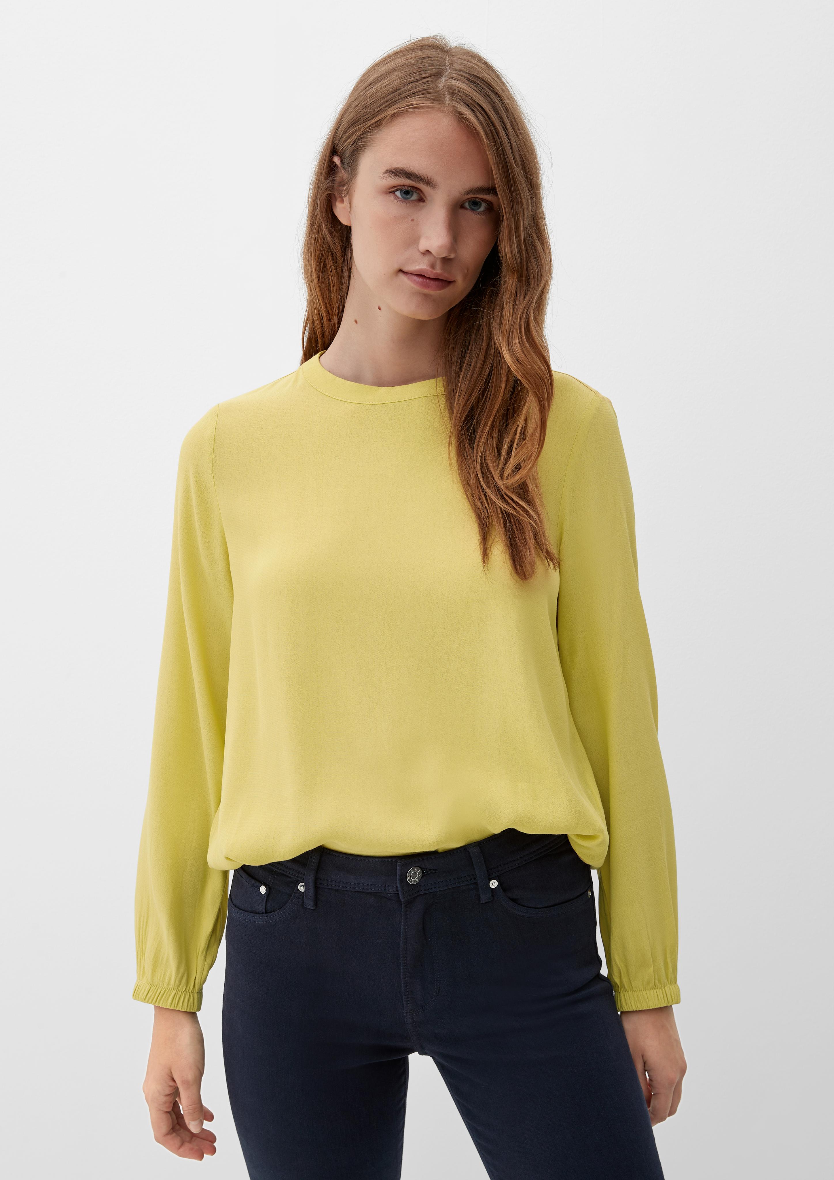 Blusenshirt aus Viskosecrêpe  2123983-1491