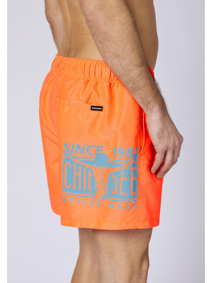 Chiemsee Badeshorts in Orange günstig kaufen
