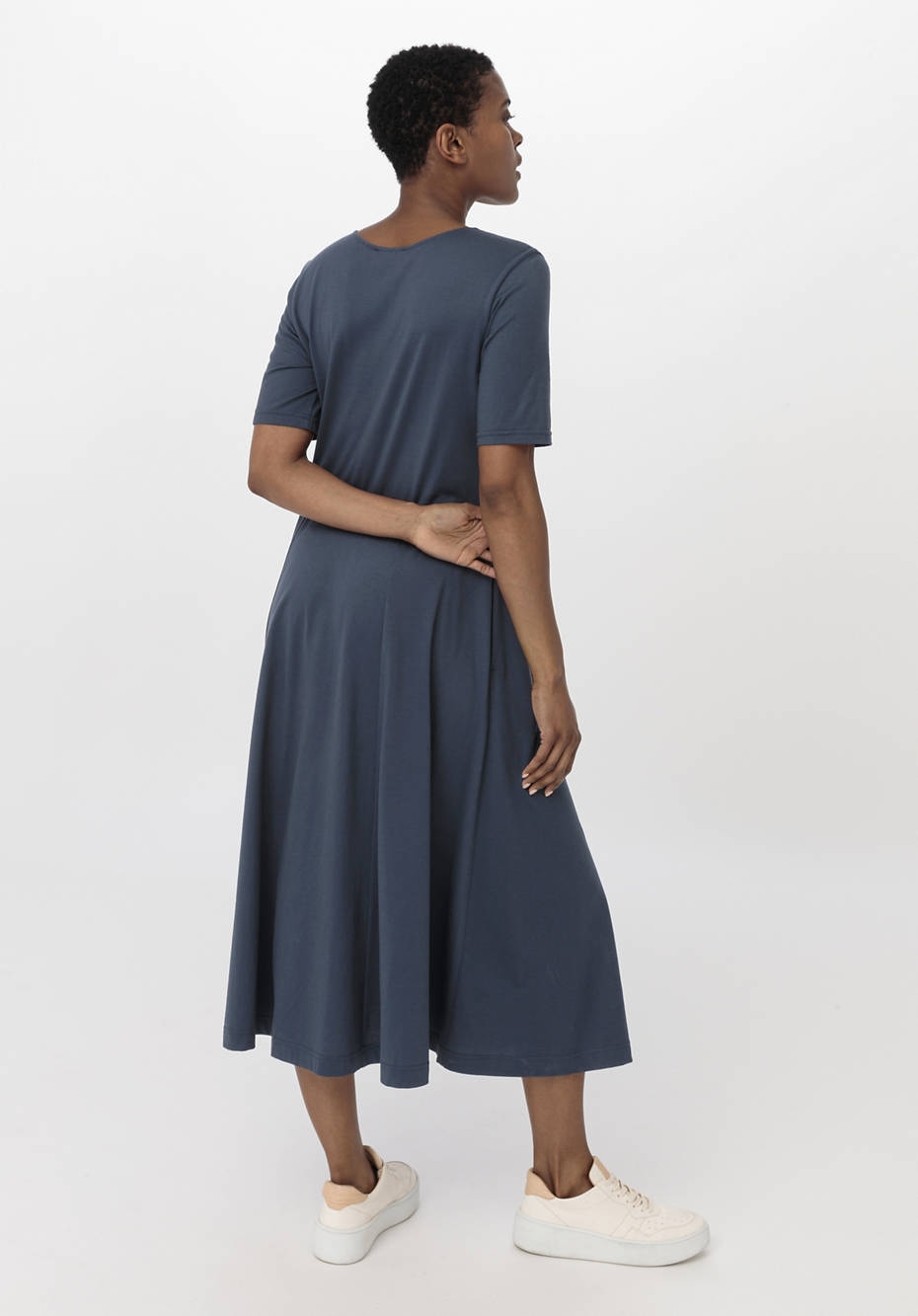 Midi-Kleid aus reiner Bio-Baumwolle