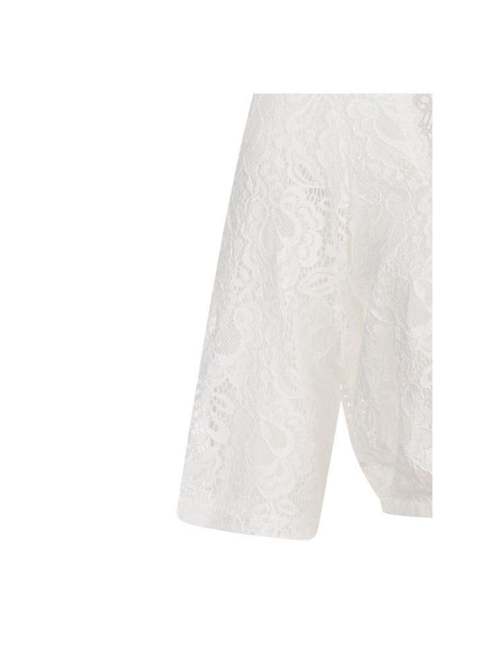 Nübler Dirndlbluse Kurzarm Josefine in Creme günstig kaufen