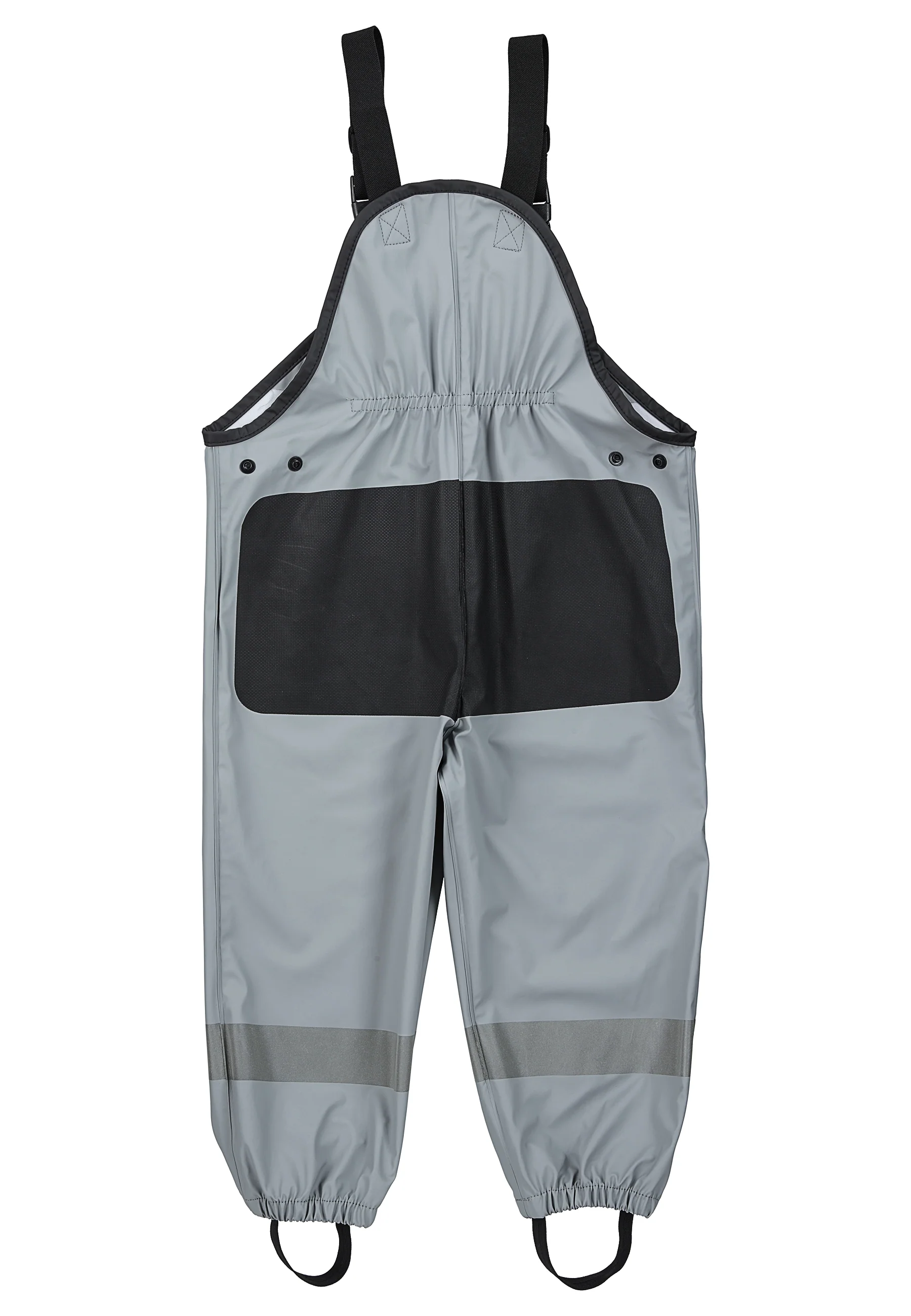 Funktions-Regenhose mit Trägern und Reflektoren