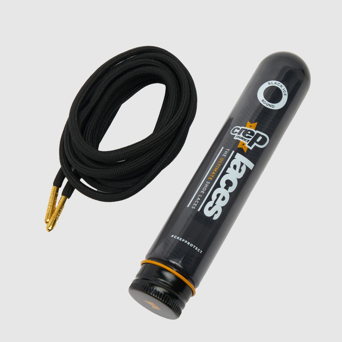 Crep Protect fekete kerek fűzők
