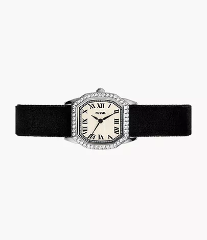 Fossil Choker-Uhr Harlow 3-Zeiger-Werk Edelstahl