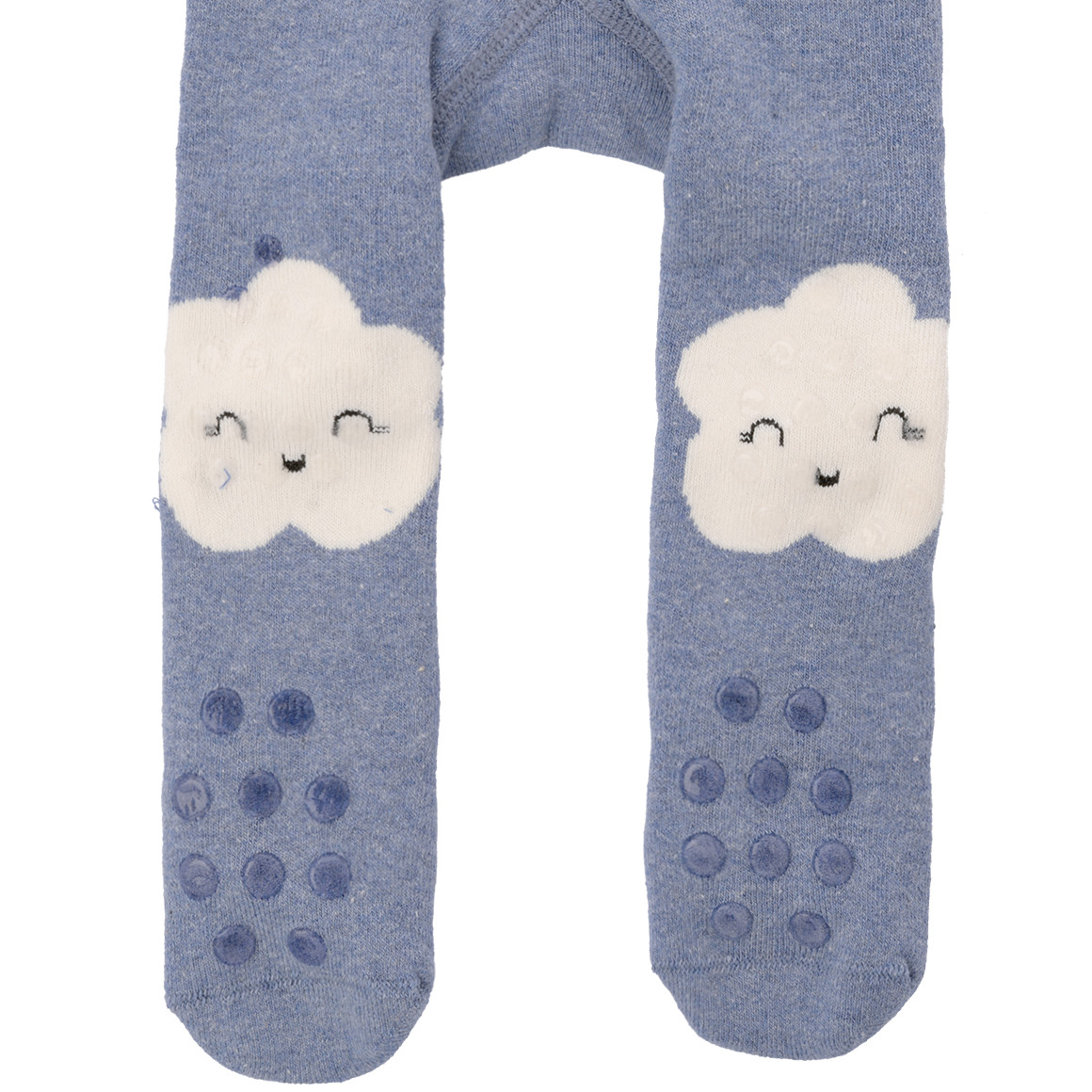 Baby Krabbelstrumpfhose mit Wolken-Motiven