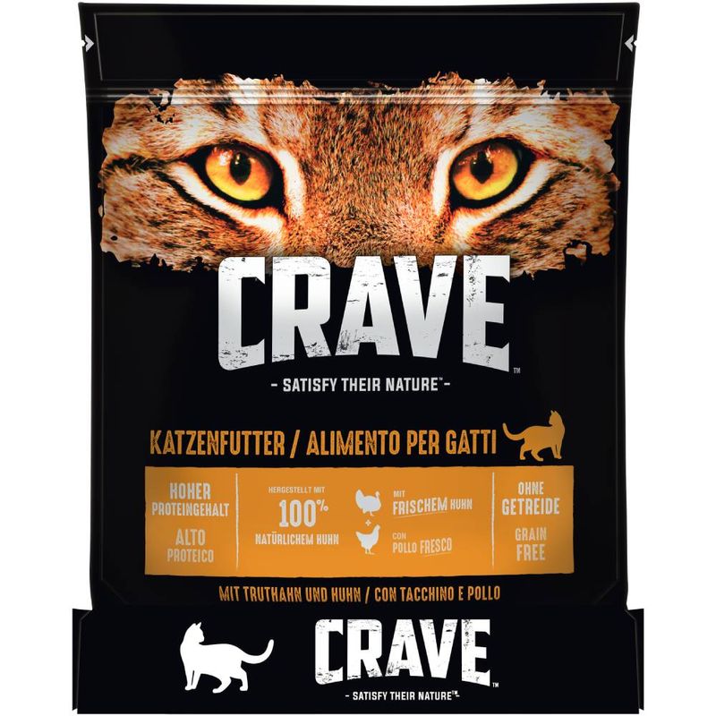 Crave Adult mit Truthahn & Huhn Katzenfutter