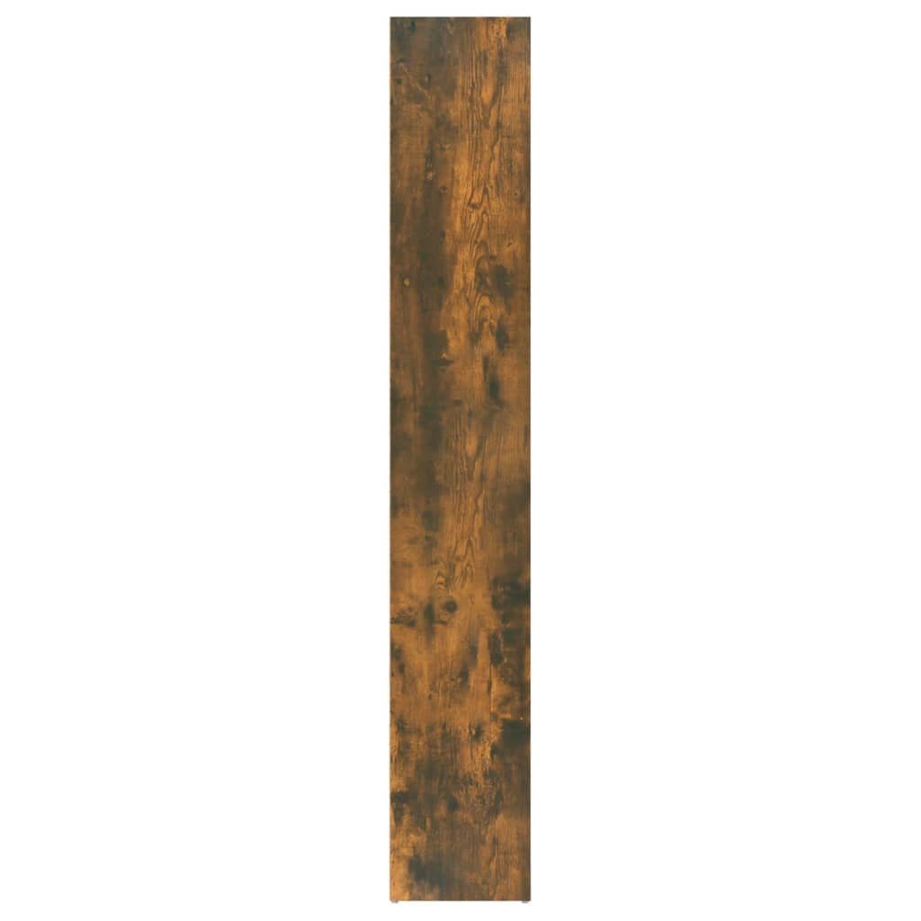 vidaXL Bücherregal Bücherregal Räuchereiche 40x30x189 cm Holzwerkstoff, 1-tlg.