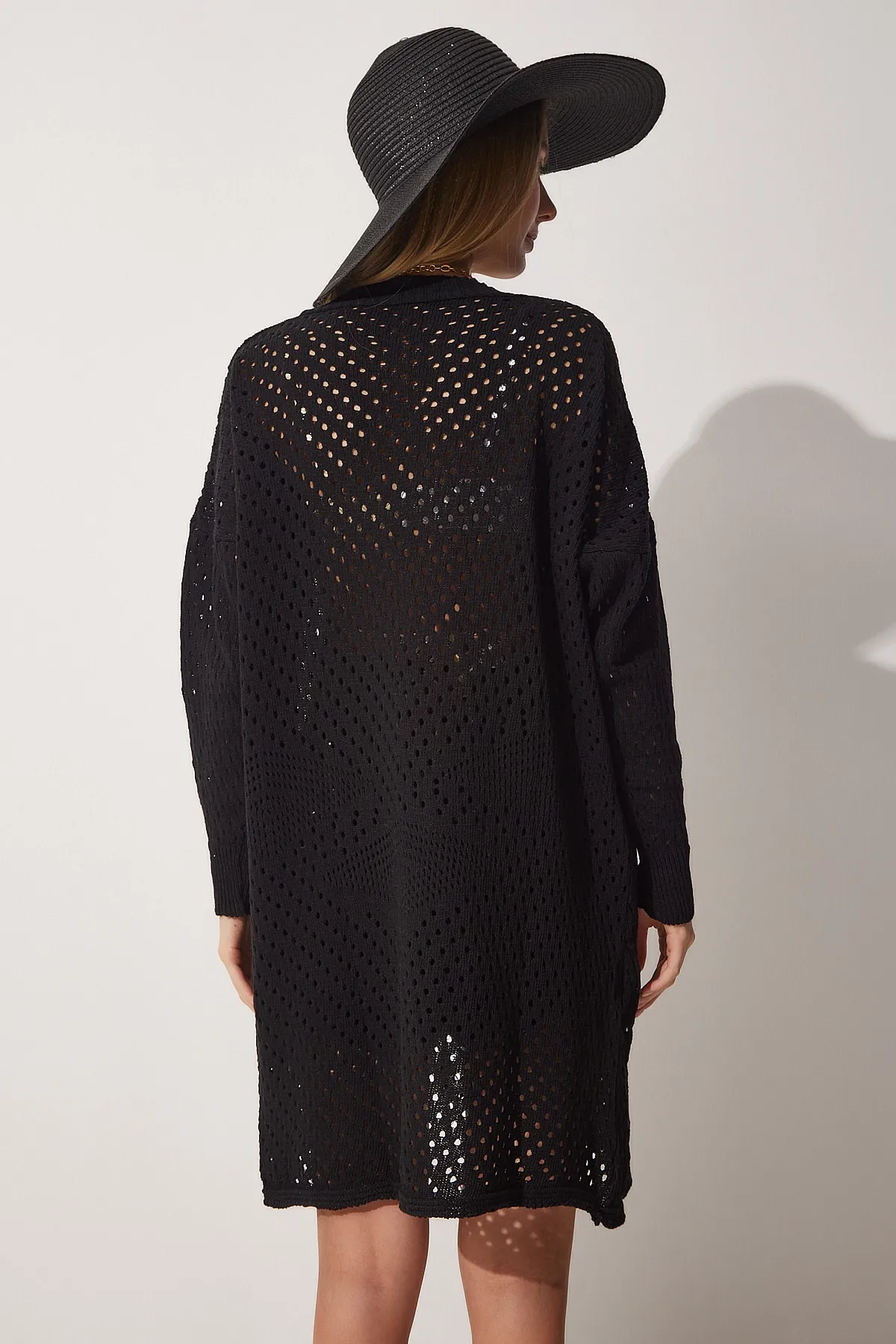 Happiness İstanbul  Strickjacke - Schwarz - Regular Fit
