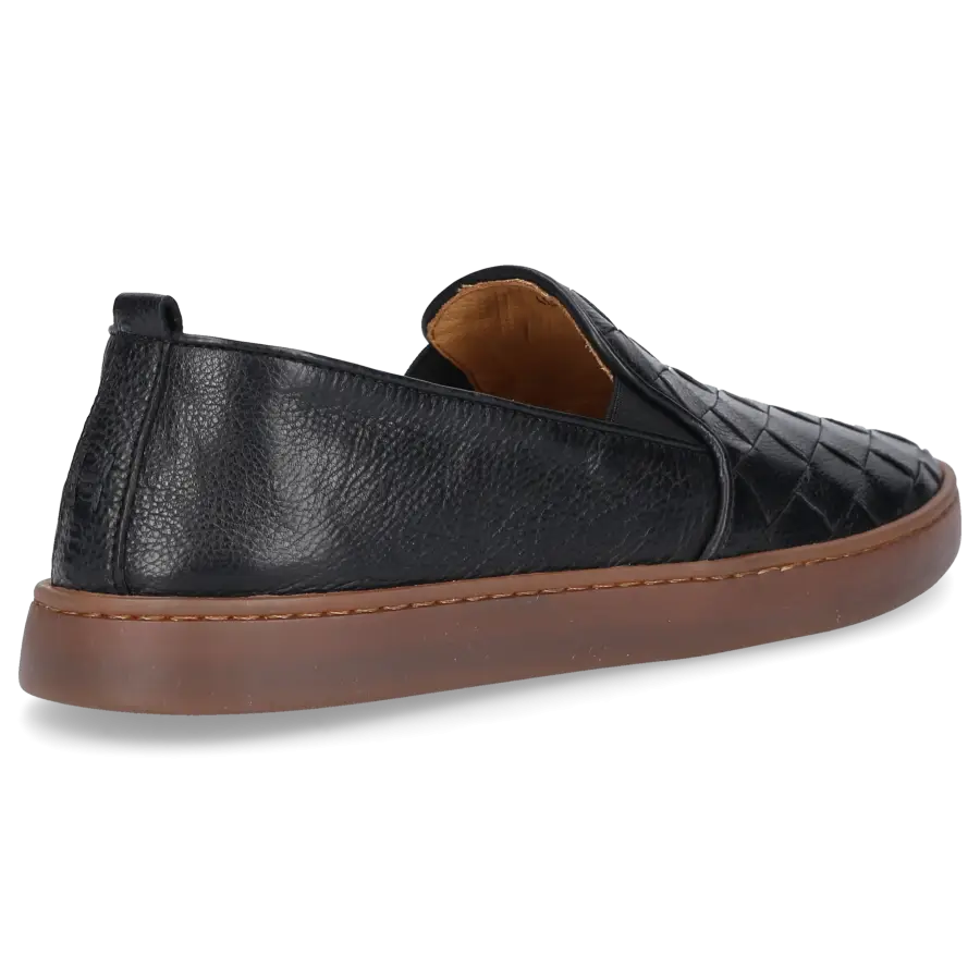 Henderson - Slipper ANTIPAROS Kalbsleder - schwarz