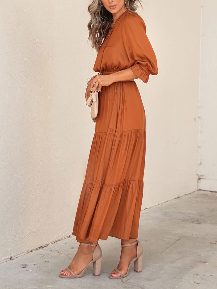 Milan Kiss Kleid in Camel günstig kaufen