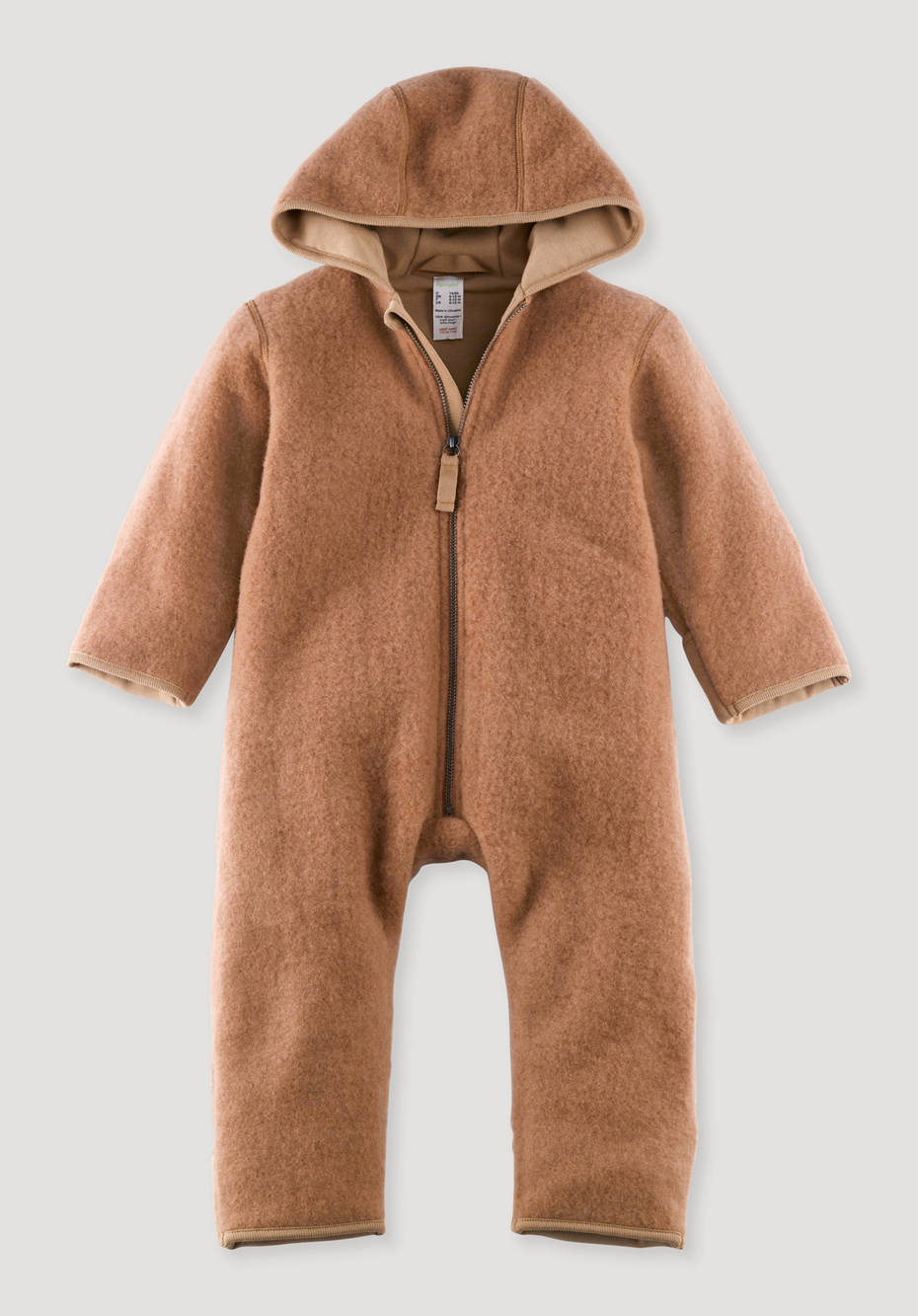 Wollfleece-Overall aus Bio-Merinowolle