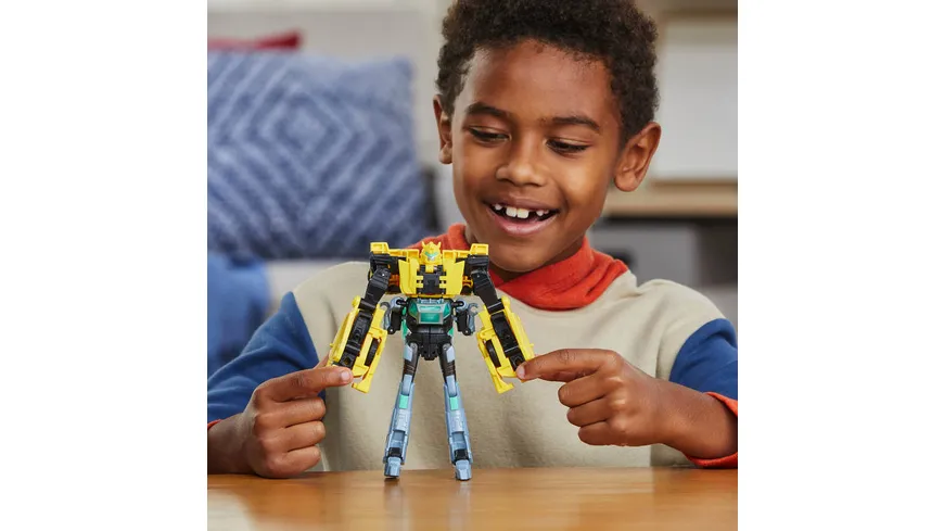 Hasbro - Transformers EarthSpark Cyber-Combiner Bumblebee und Mo Malto