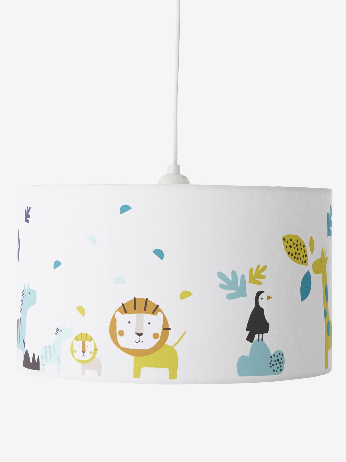 Abat-jour pour suspension JUNGLE PARTY multicolore