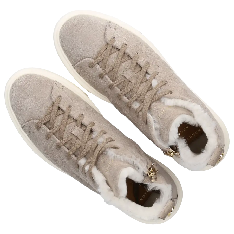 Henderson - Sneaker high OLGA Veloursleder - grau