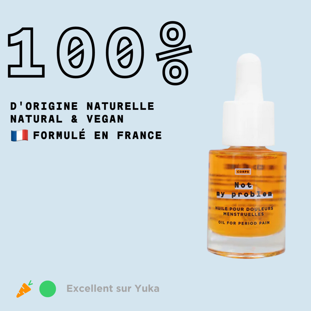 nidéco Not my problem Huile pour douleurs menstruelles