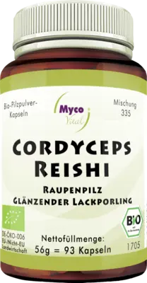 CORDYCEPS REISHI Pilzpulver-Kapseln Bio  93 St  Kapseln