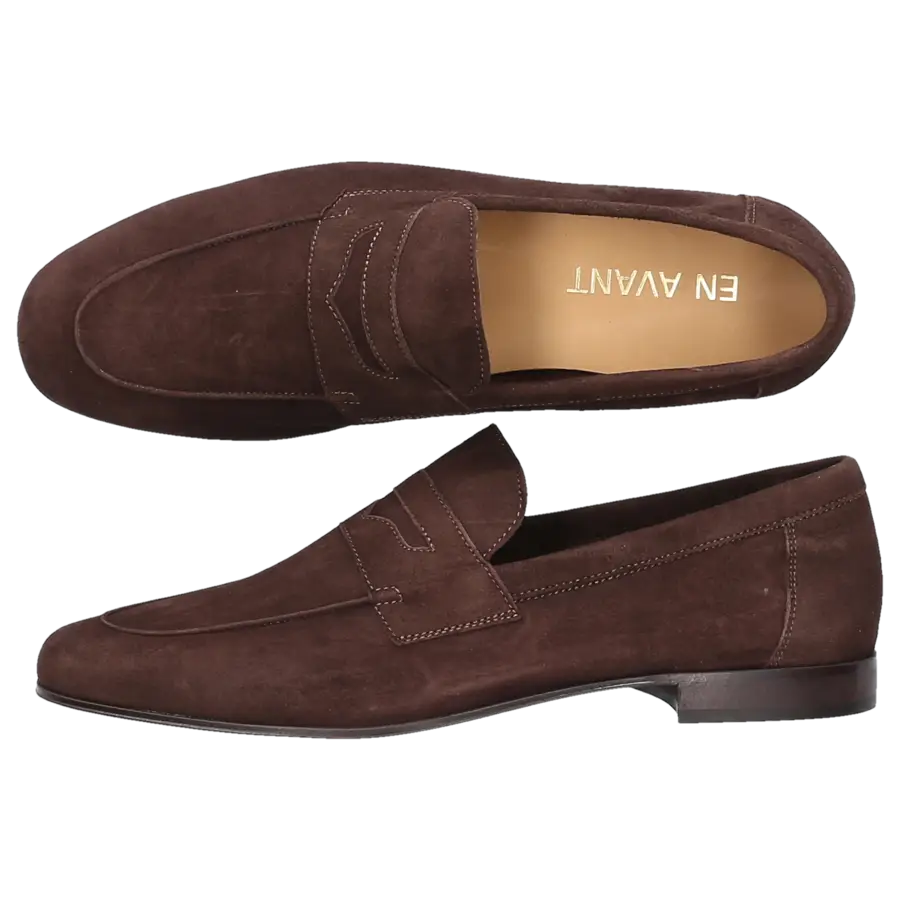 EN AVANT - Loafer CARSON CINO Veloursleder - braun