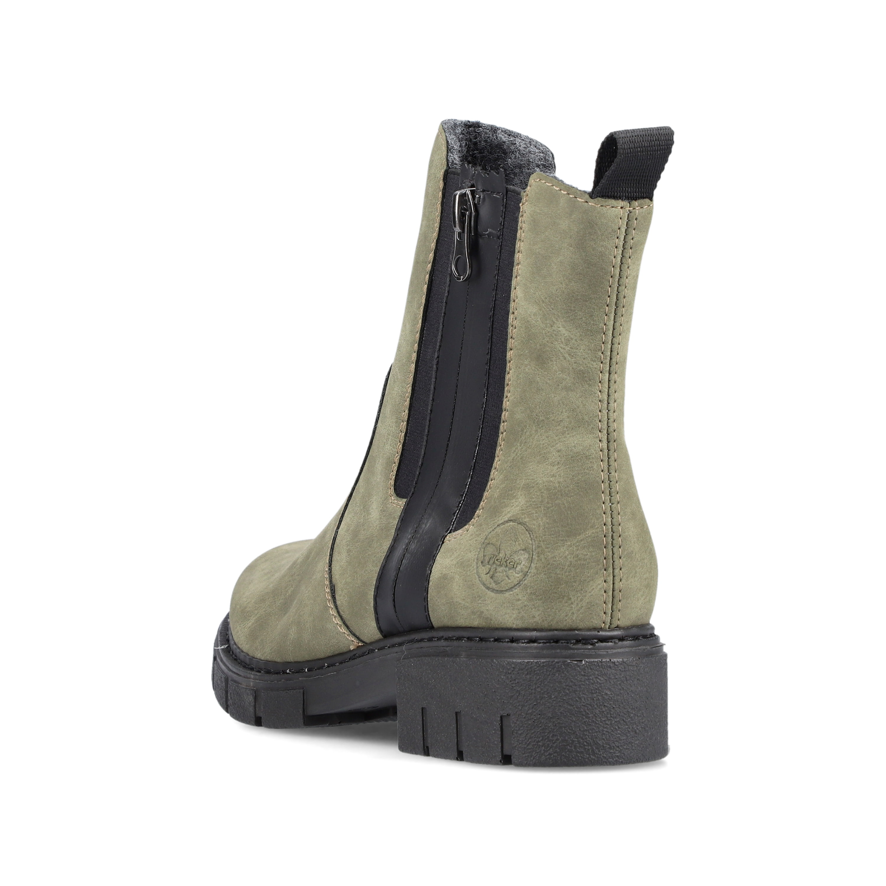 Rieker Damen Chelsea Boots laubgrün