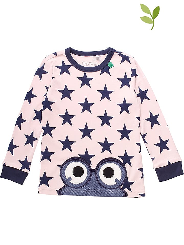 Fred´s World by GREEN COTTON Longsleeve in Rosa günstig kaufen 98
