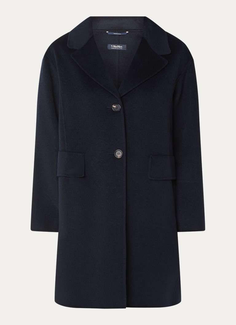 MaxMara Virgin wool coat with side pockets