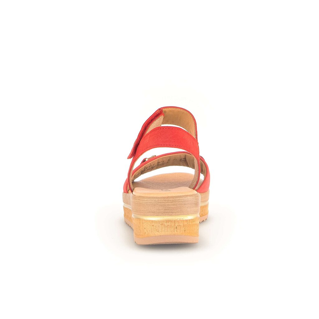 Gabor fashion Plateau Sandale rot