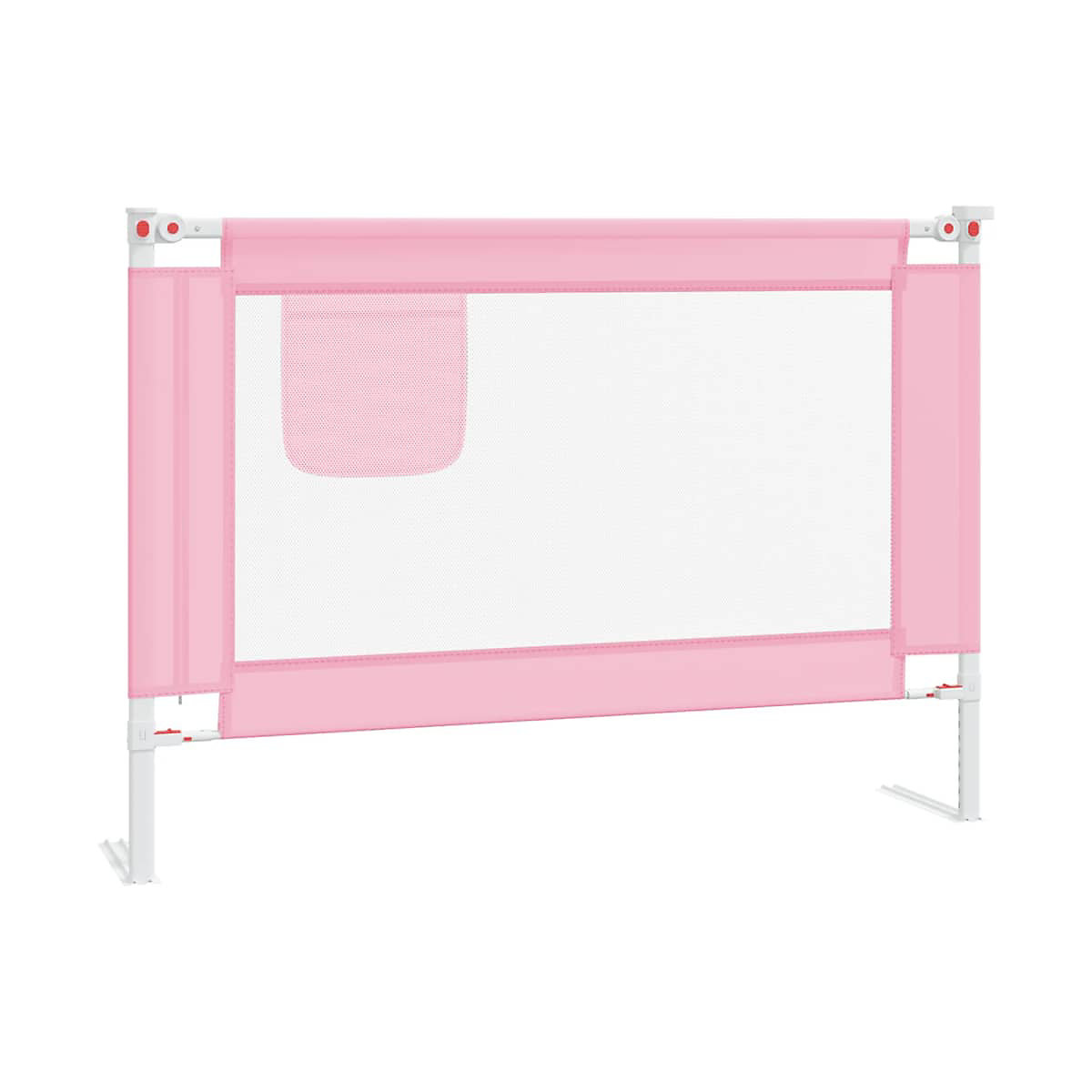 Kleinkind-Bettschutzgitter Rosa 90x25 cm Stoff