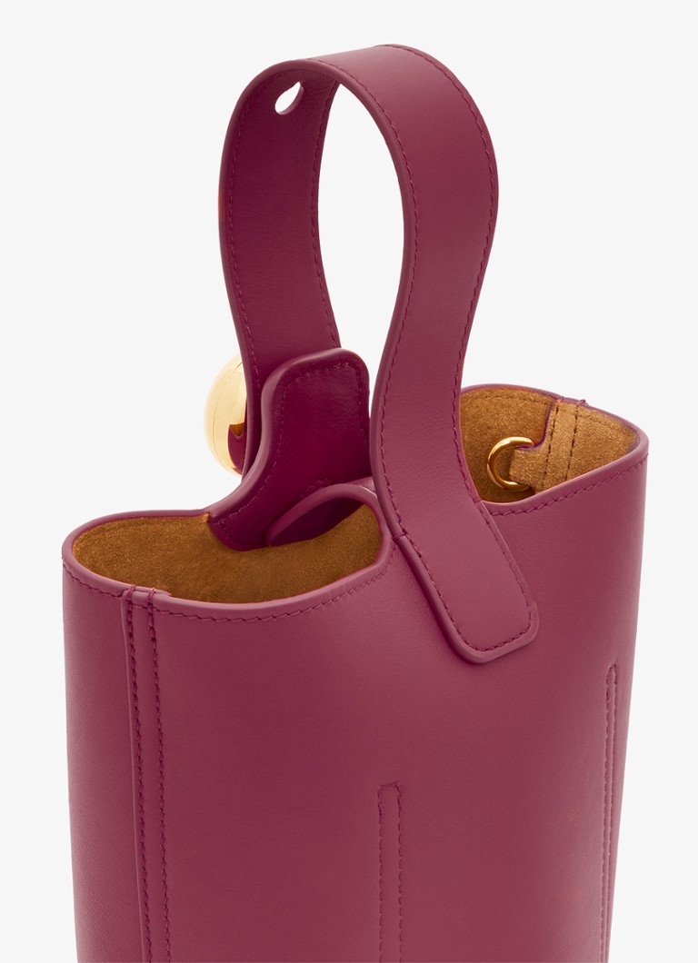 Borsa a tracolla LOEWE Pebble Bucket Mini in pelle di vitello