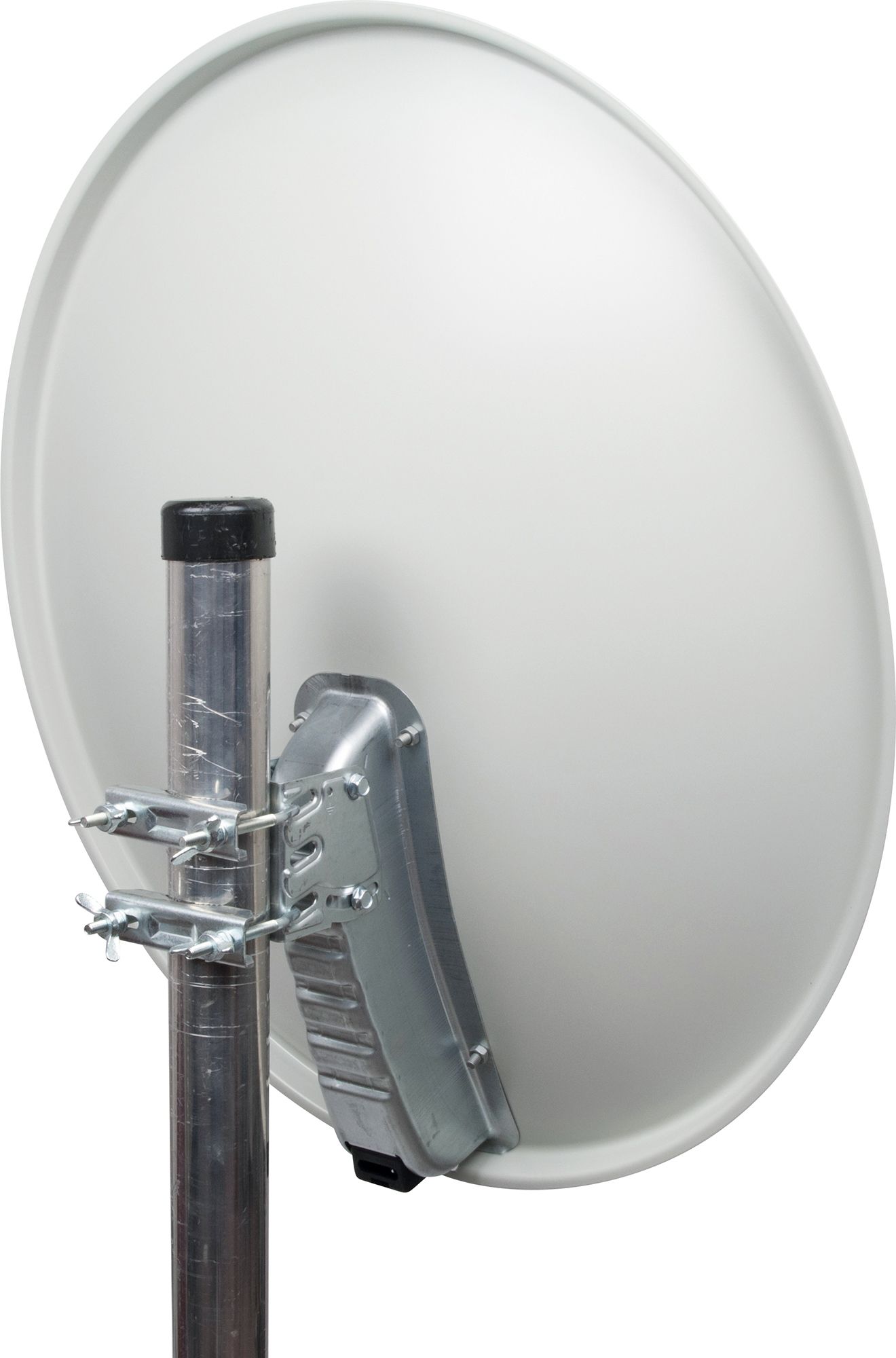 Schwaiger SPI621 hellgrauer 65 cm Alu-Spiegel