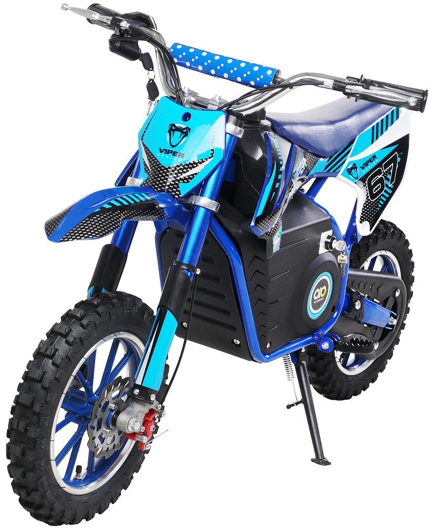 Actionbikes Motors electric children's motorcycle children's cross bike Viper 1000 W electric - 3 levels - up to 25 km/h, load capacity 60 kg, (1 piece), mini dirt bike electric minicross pit bike pocket bike from 5 years