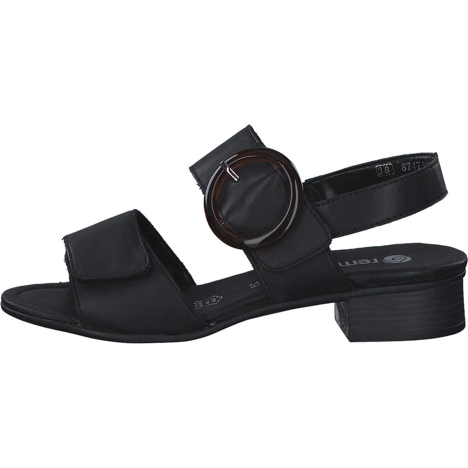 Remonte D0P53, Keilsandaletten, Damen, schwarz/schwarz