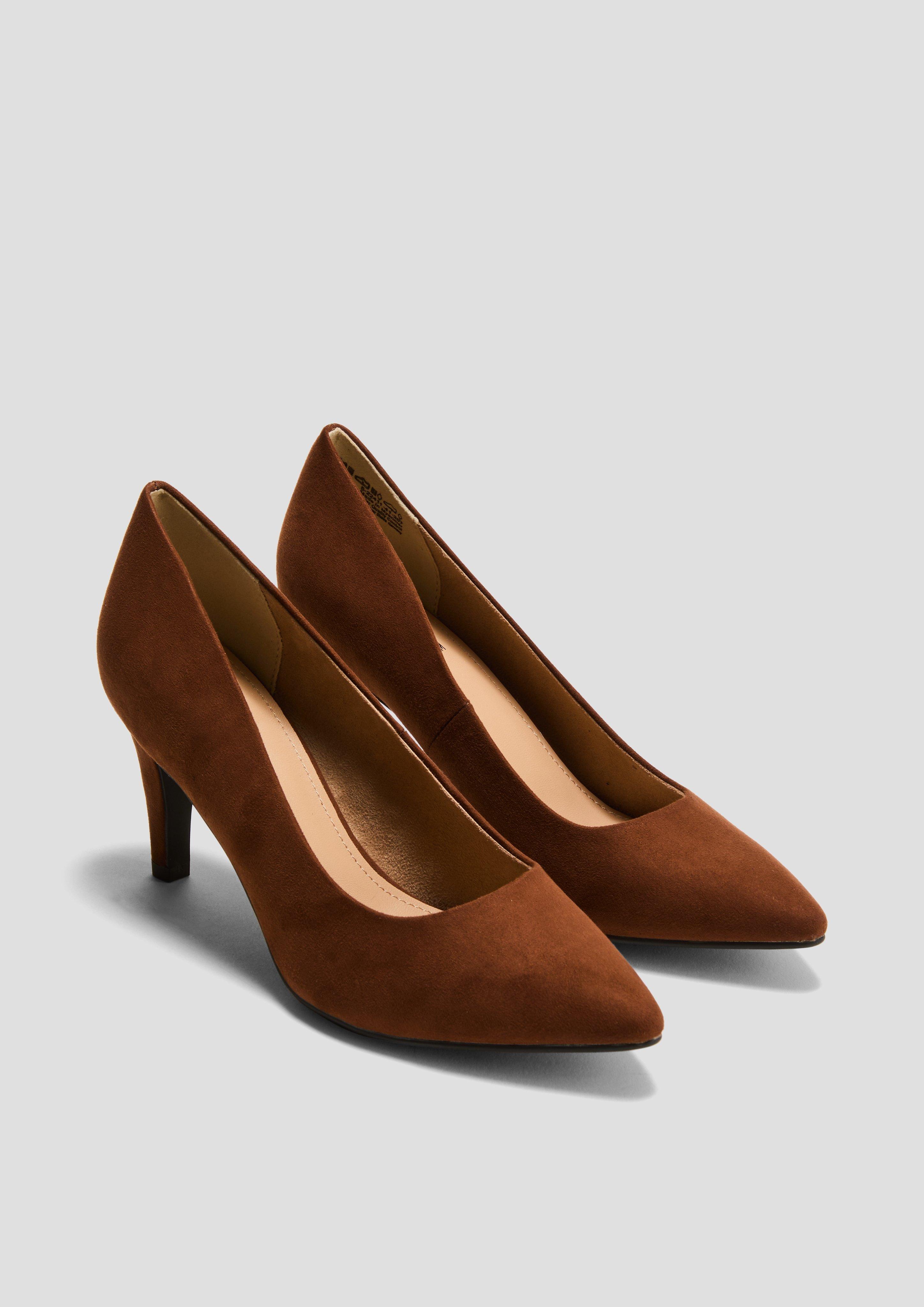 Pumps in Veloursleder-Optik  6008246-307