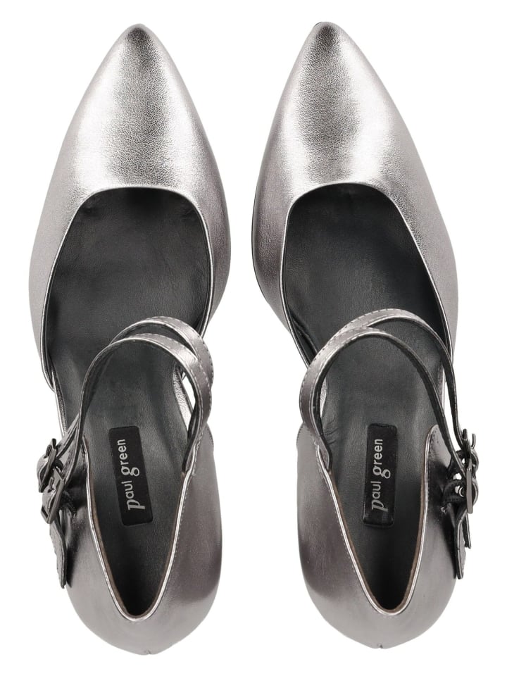 Paul Green Pumps in Metallic Silver günstig kaufen