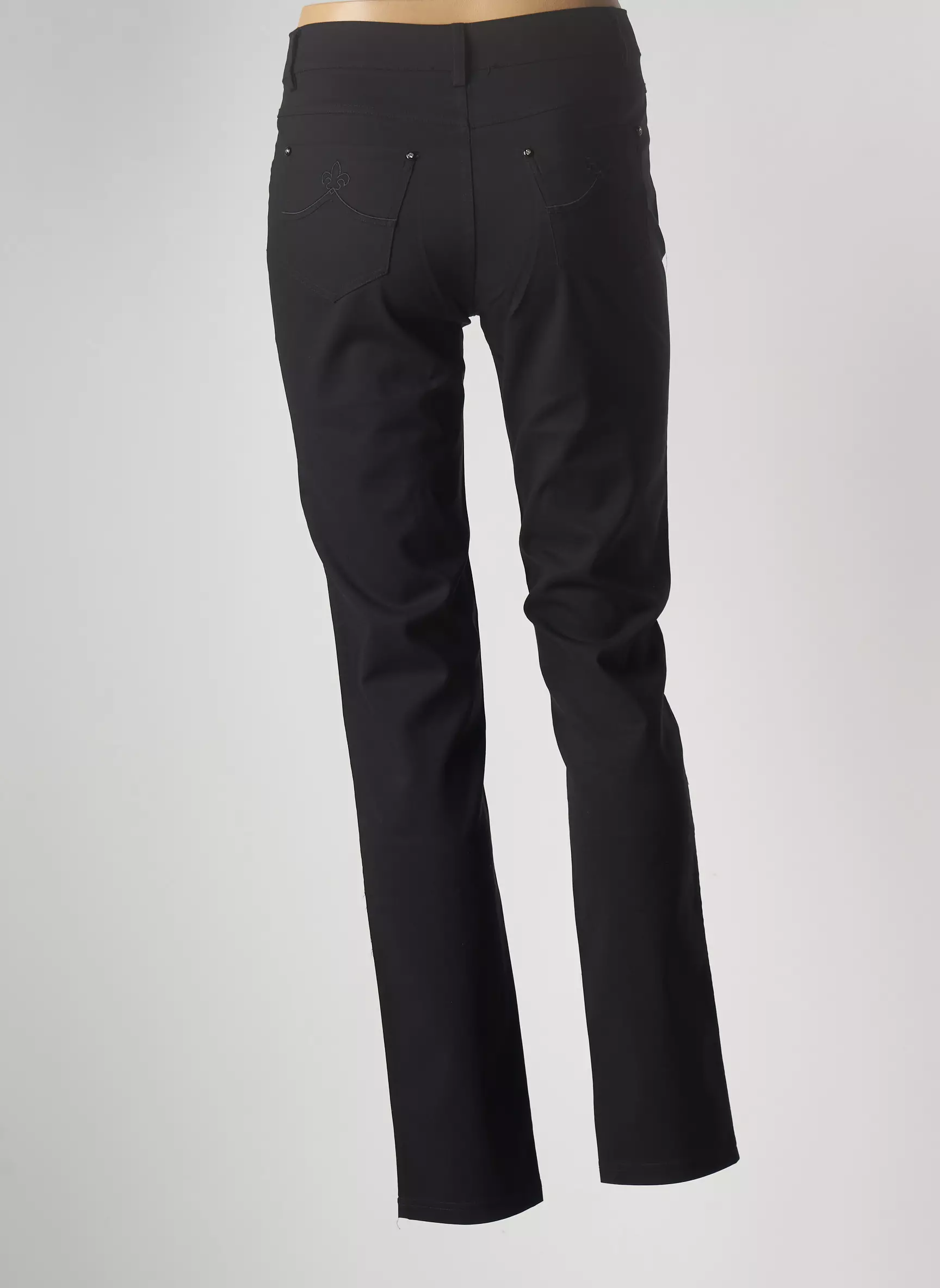 Multiples Pantalons Droits Femme couleur noir
