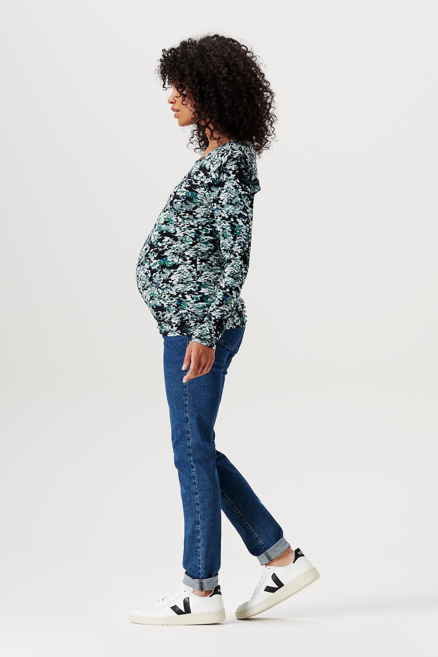 Noppies Umstandsshirt Noppies Langarmshirt Spiro (1-tlg)