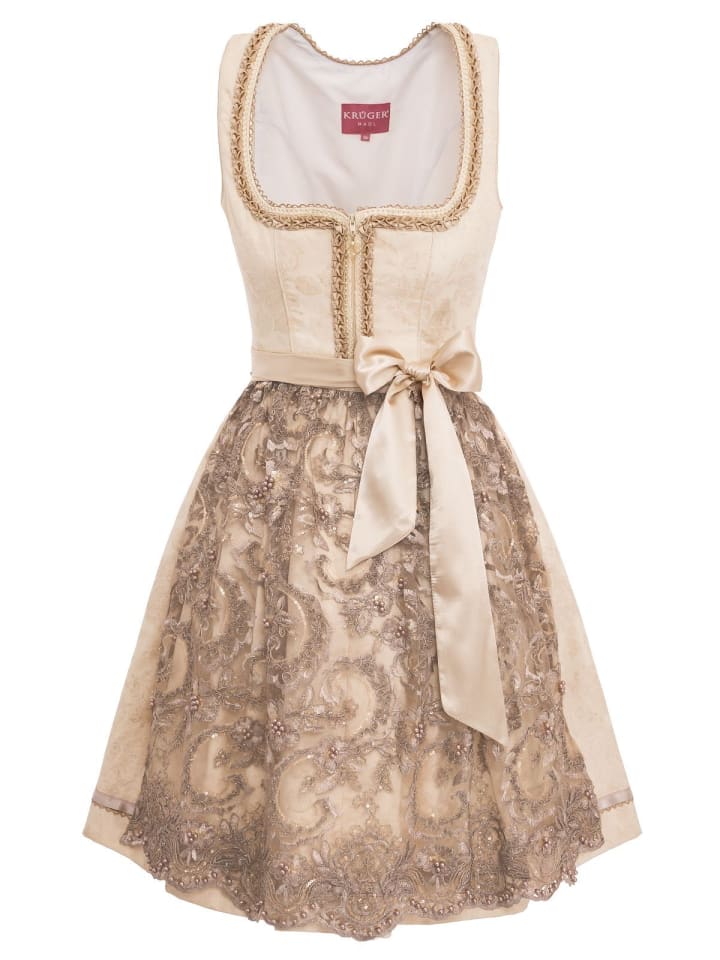 KRÜGER Midi Dirndl 416966 in natur günstig kaufen