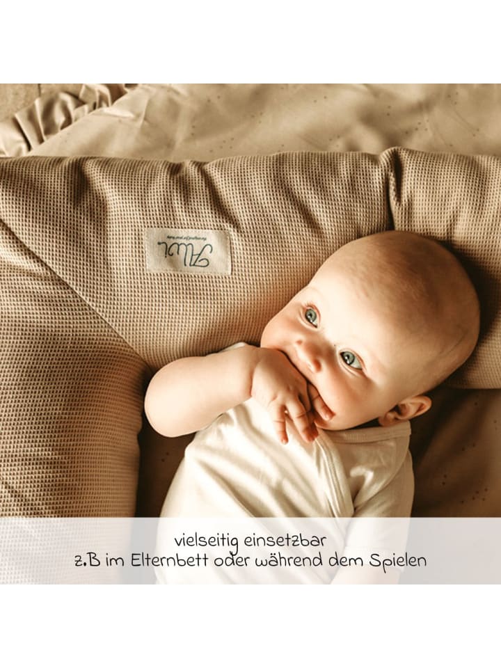 Alvi Nestchen Carré - Waffelpique in beige günstig kaufen onesize