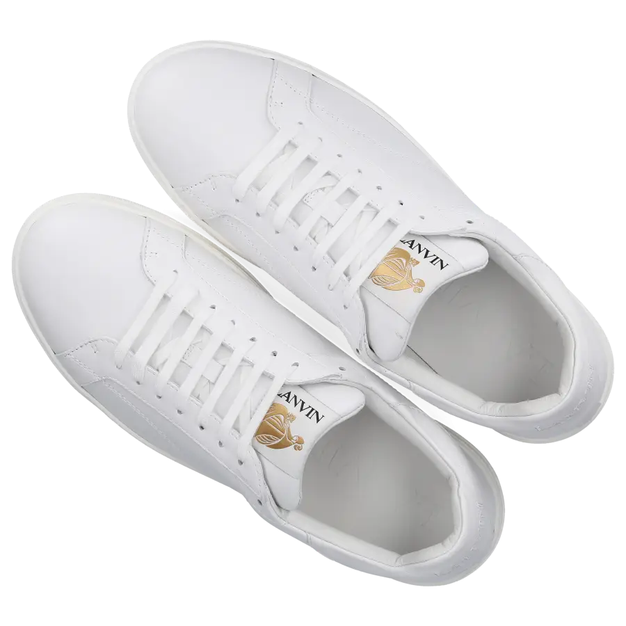 Lanvin - Sneaker low DDB0 Kalbsleder - weiß