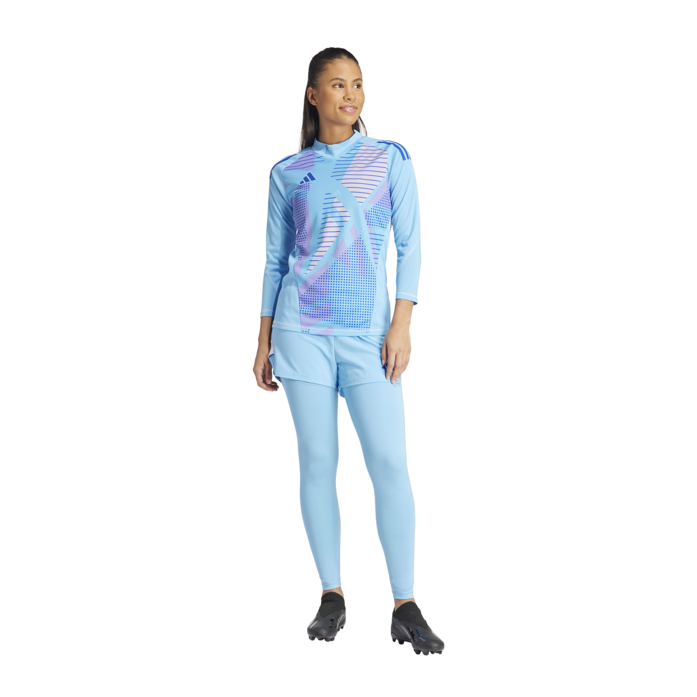 adidas Tiro 24 Pro Tight Torwarthose Damen Blau