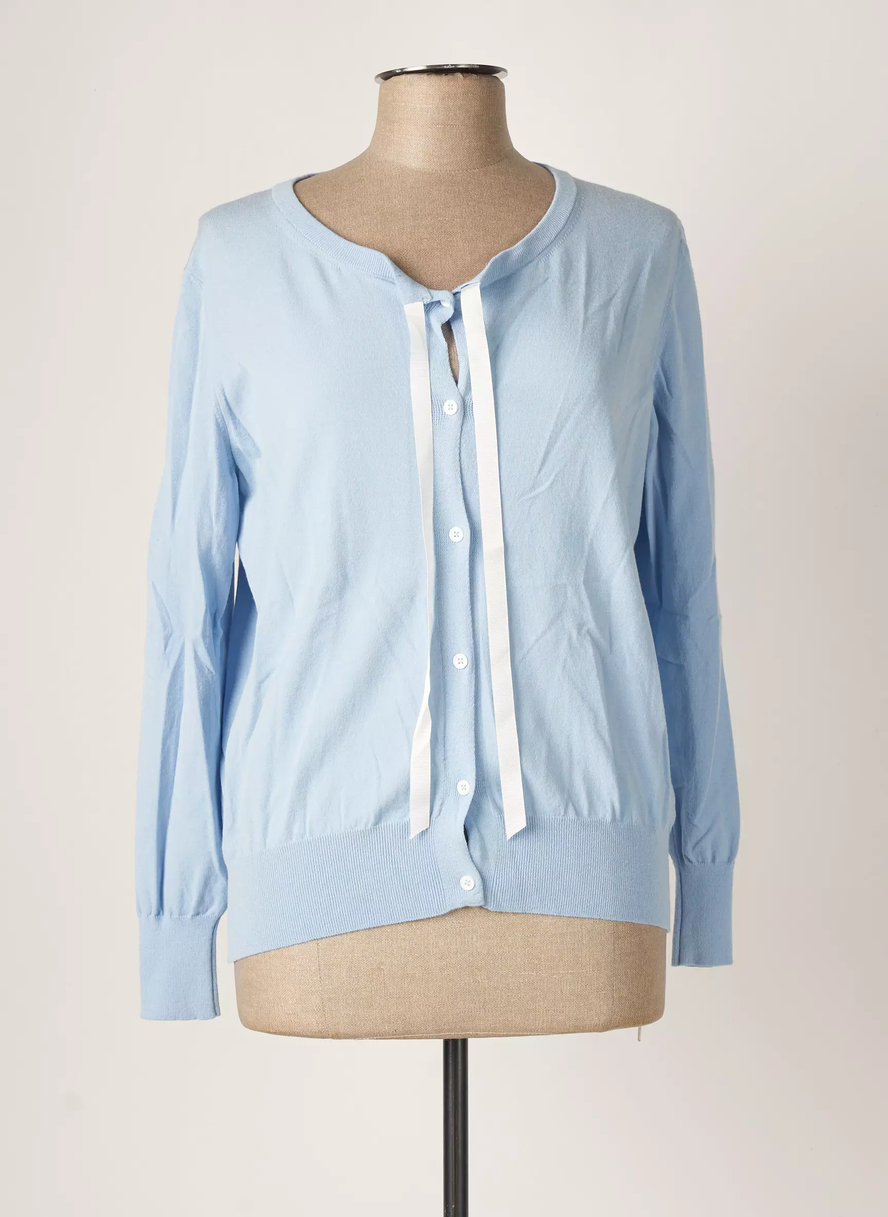 Maria Bellentani Cardigans Femme couleur bleu