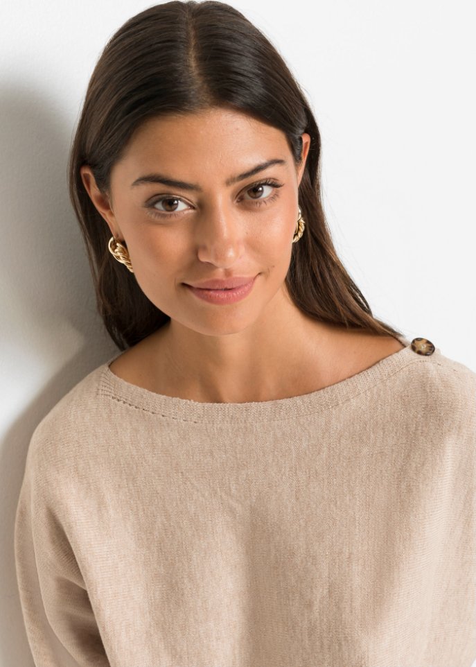 Pullover mit Knöpfen