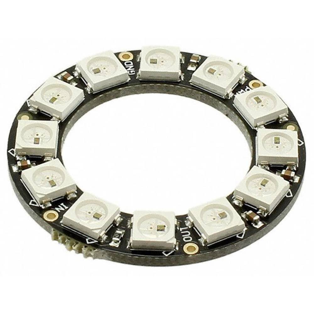 Adafruit NeoPixel-Ring mit 12 5050-RGB-LEDs und Barebone-PC