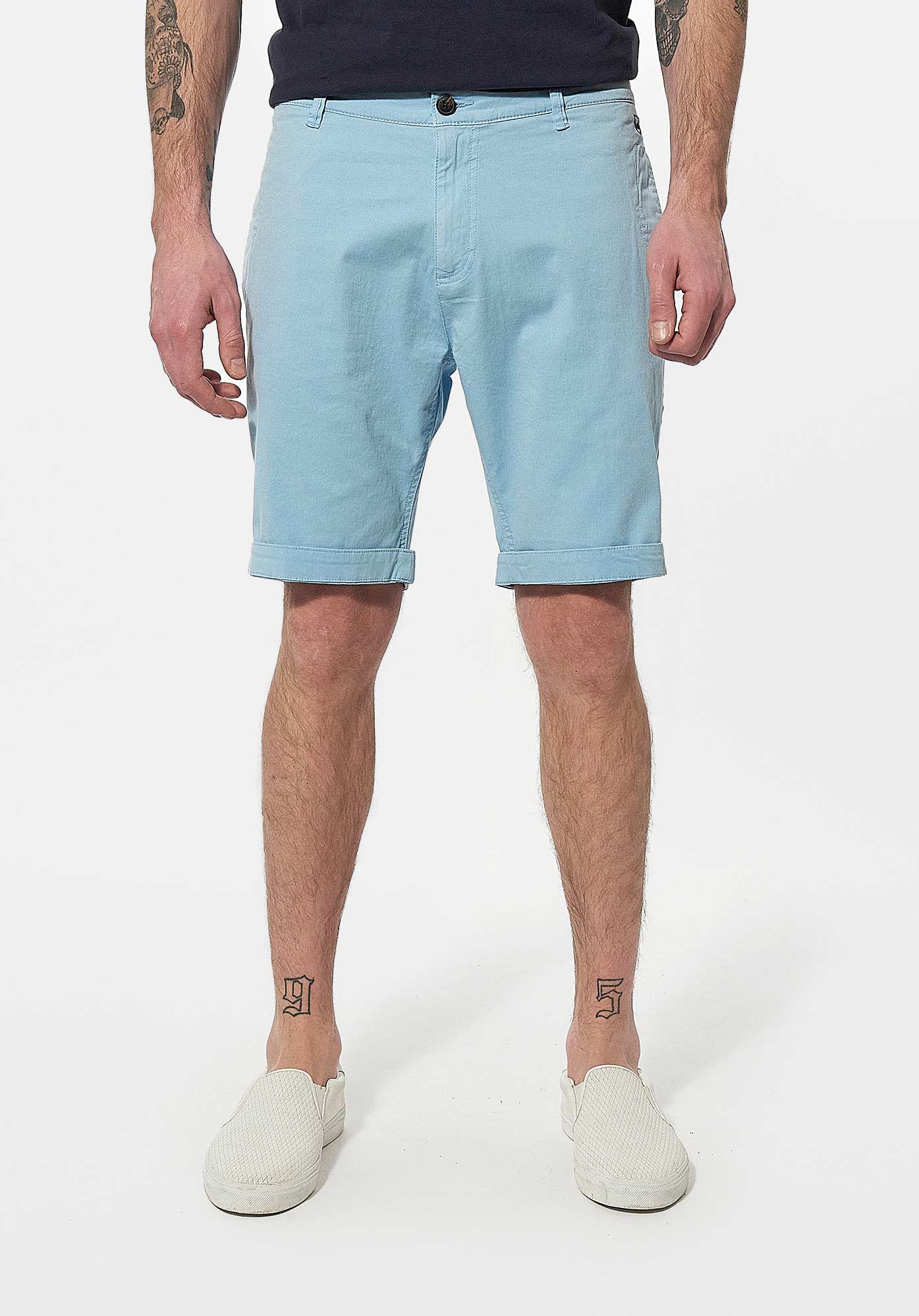 SABER  Short bleu Homme