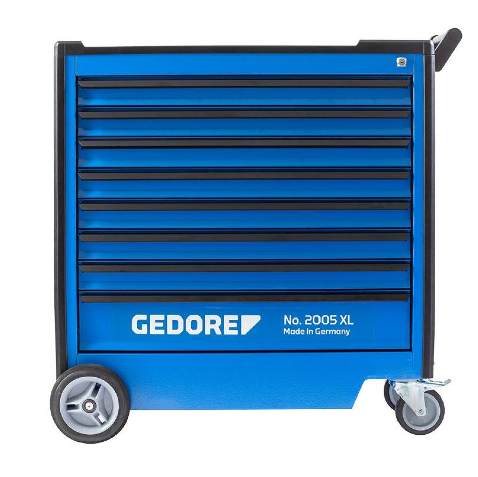 Gedore 3437485 2005 XL 0710 Værktøjsvogn XL, 8 skuffer
