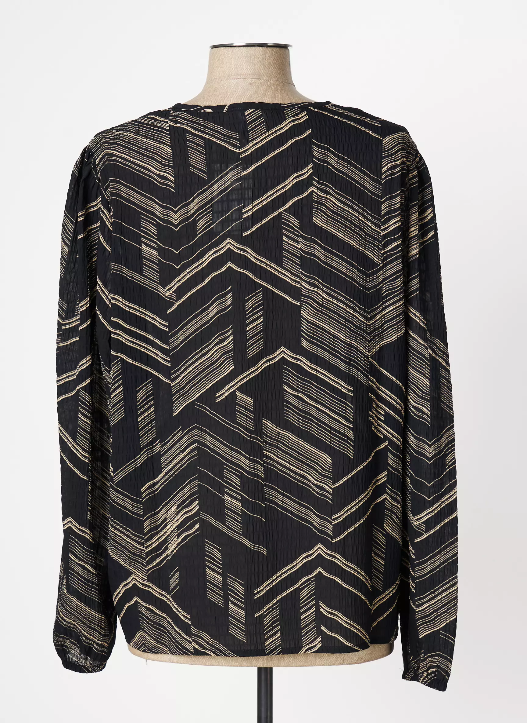 Geisha Blouses Femme couleur noir