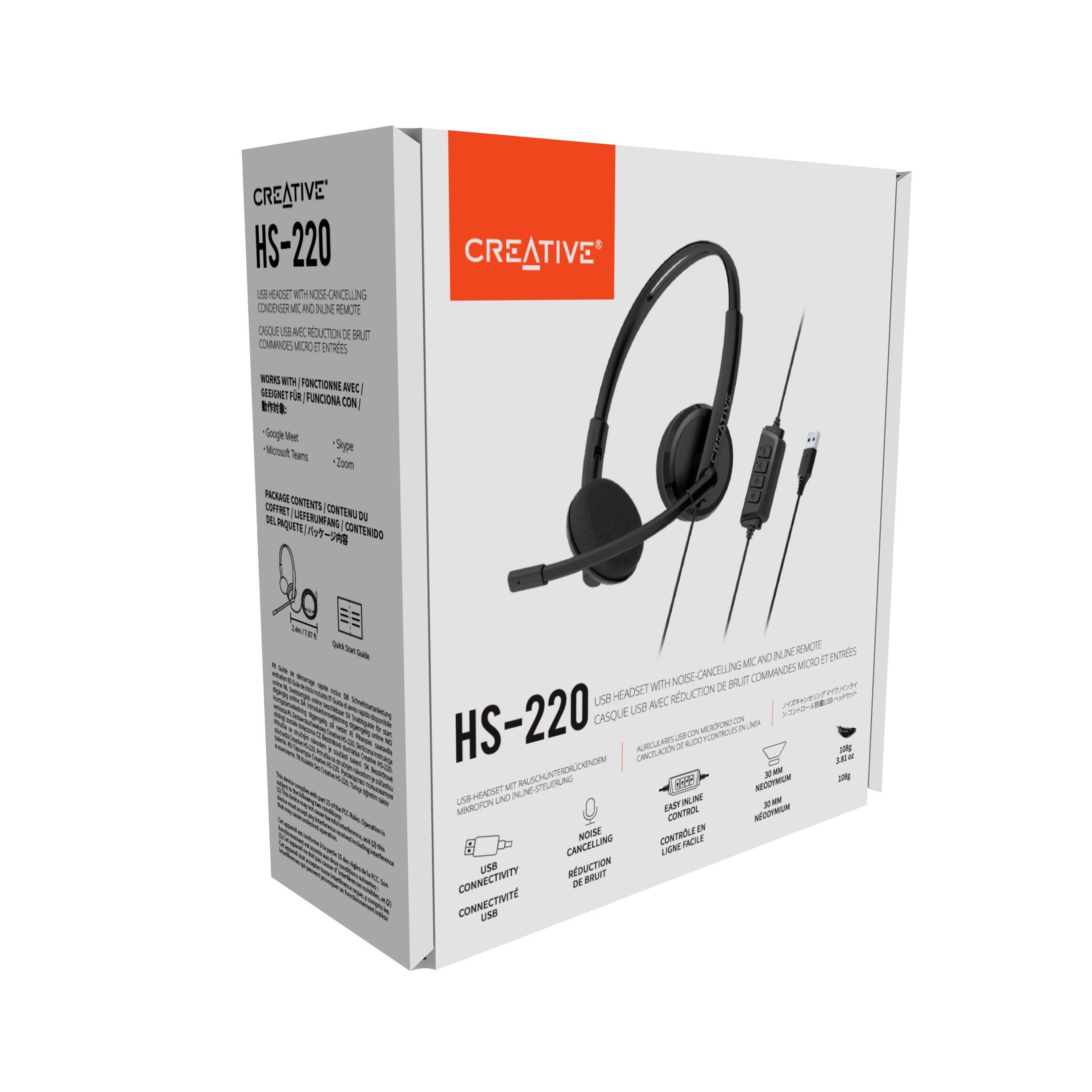 Creative HS-220 USB-Kopfhörer Headset (USB)