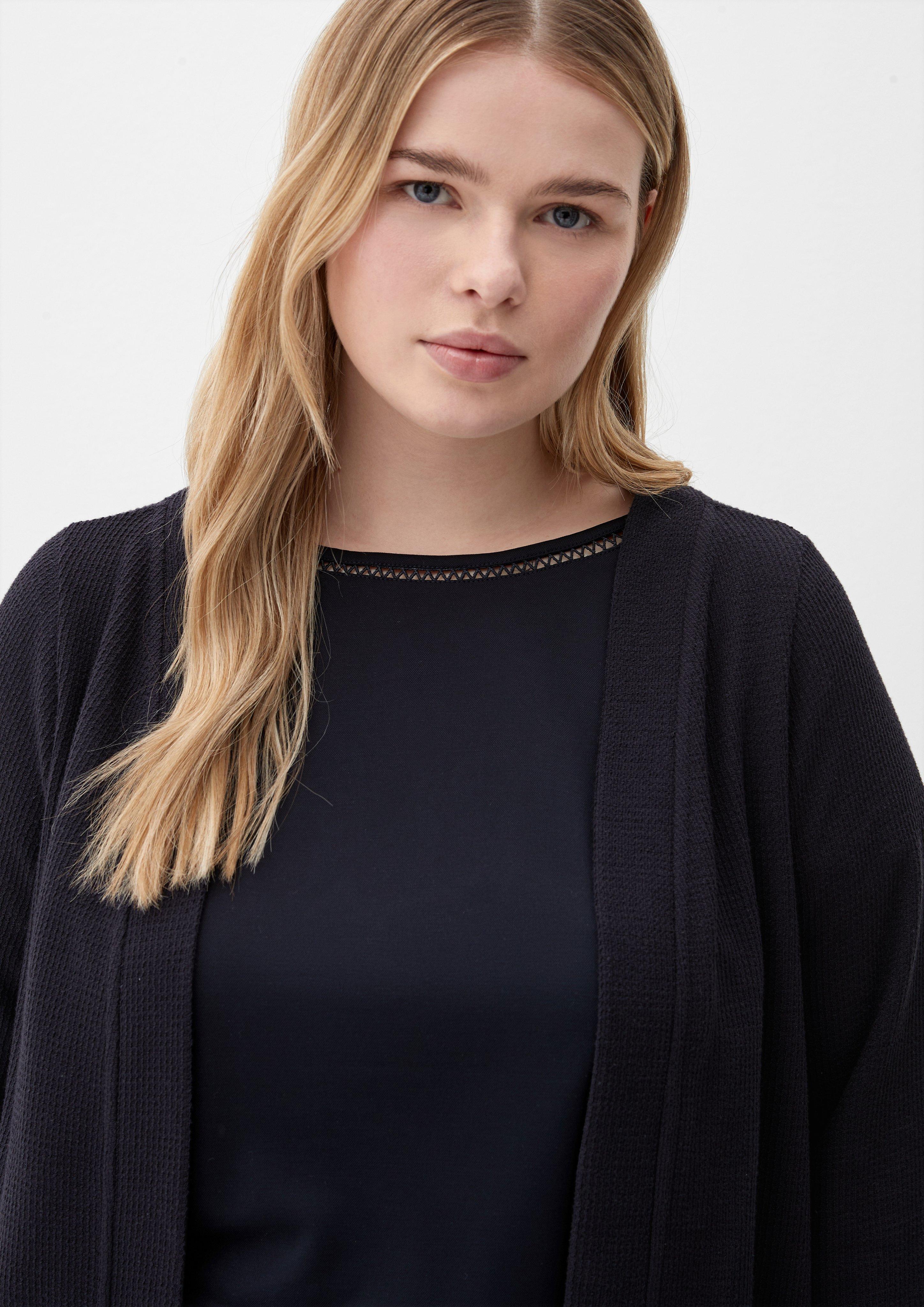 Cardigan mit Piquéstruktur  2129877-5976