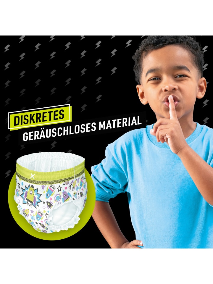 Pampers Ninjamas Pyjama Pants Raumschiff, 54 absorbierende Nachthöschen, 8 Jahre, 27kg-43kg günstig kaufen onesize