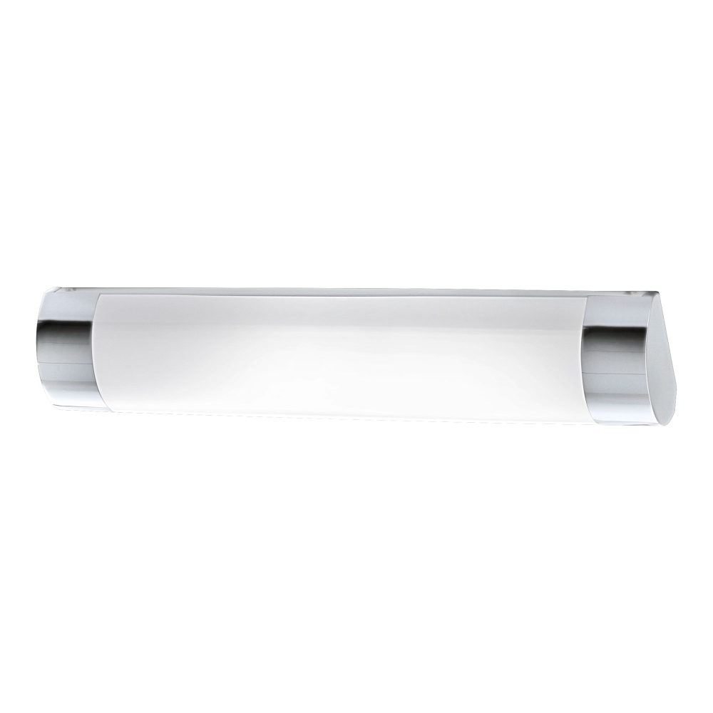 LED Badleuchte chrom mit weißer