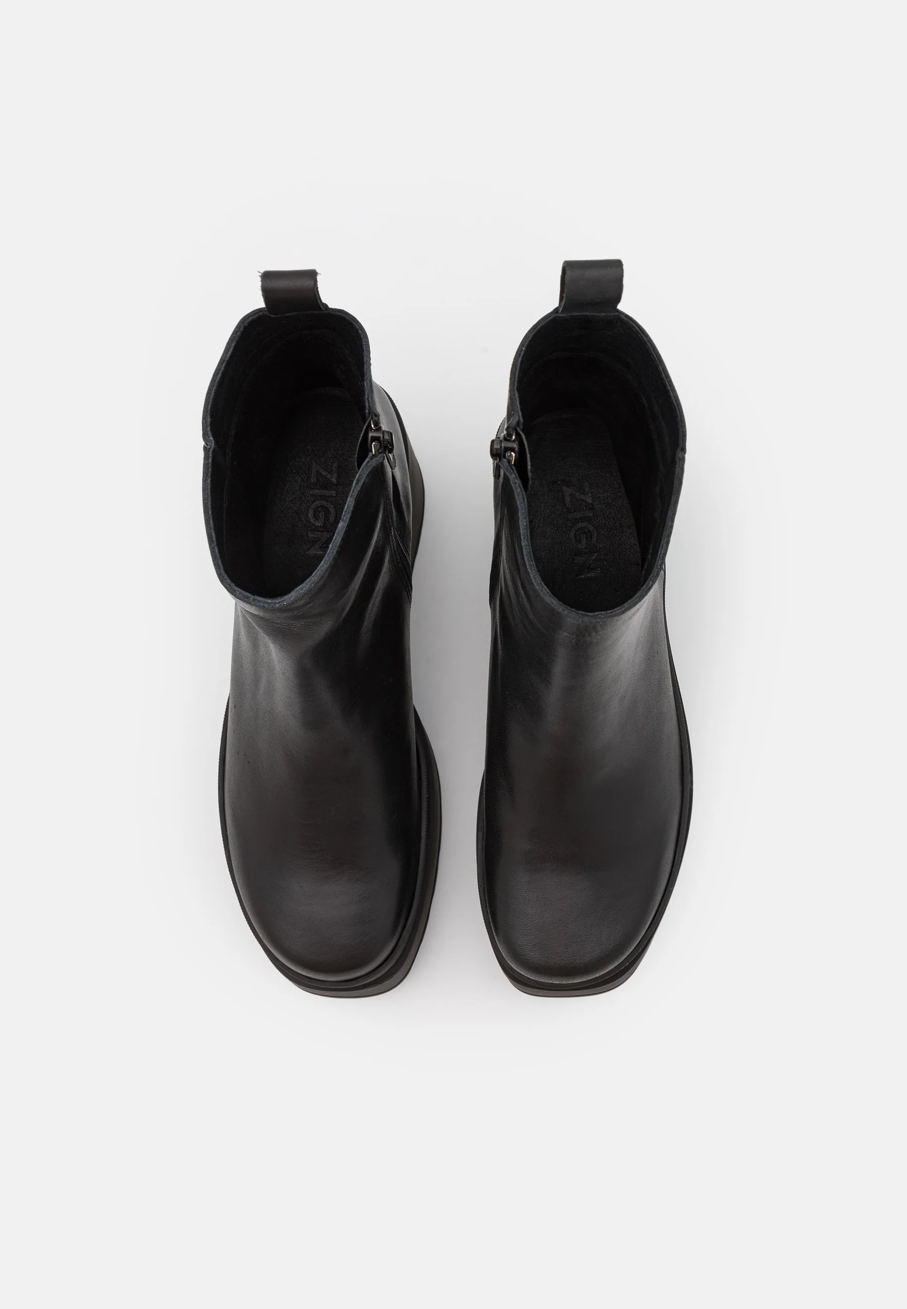 Zign LEATHER - Botines con plataforma