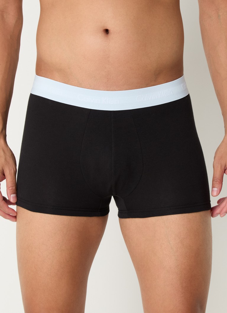 Calvin Klein Cotton Stretch boxer shorts with logo waistband in a 5-pack